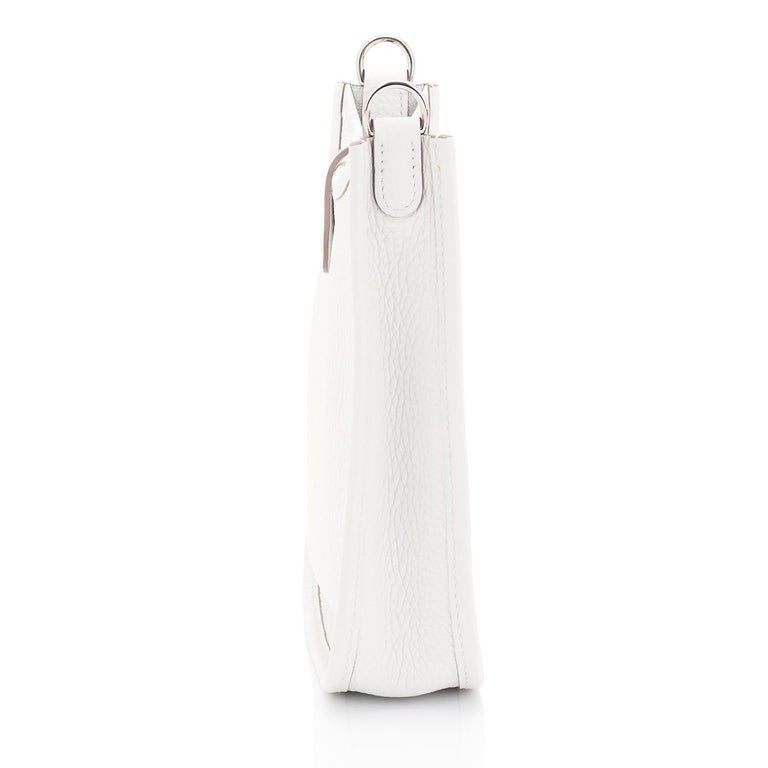 Hermes Blanc Epsom Leather Evelyne 29 Bag – STYLISHTOP