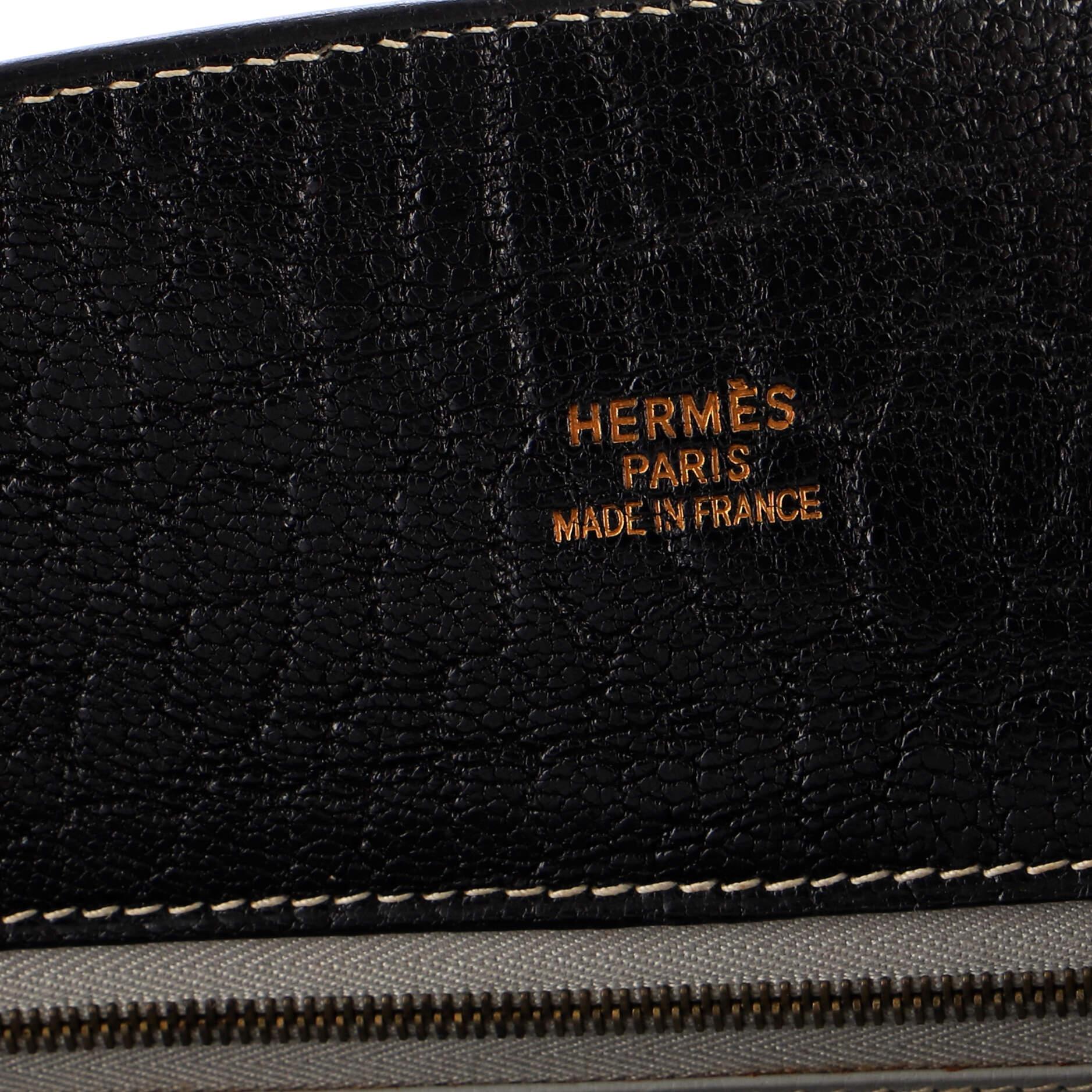Hermes White Bus Bag Leather 39 3