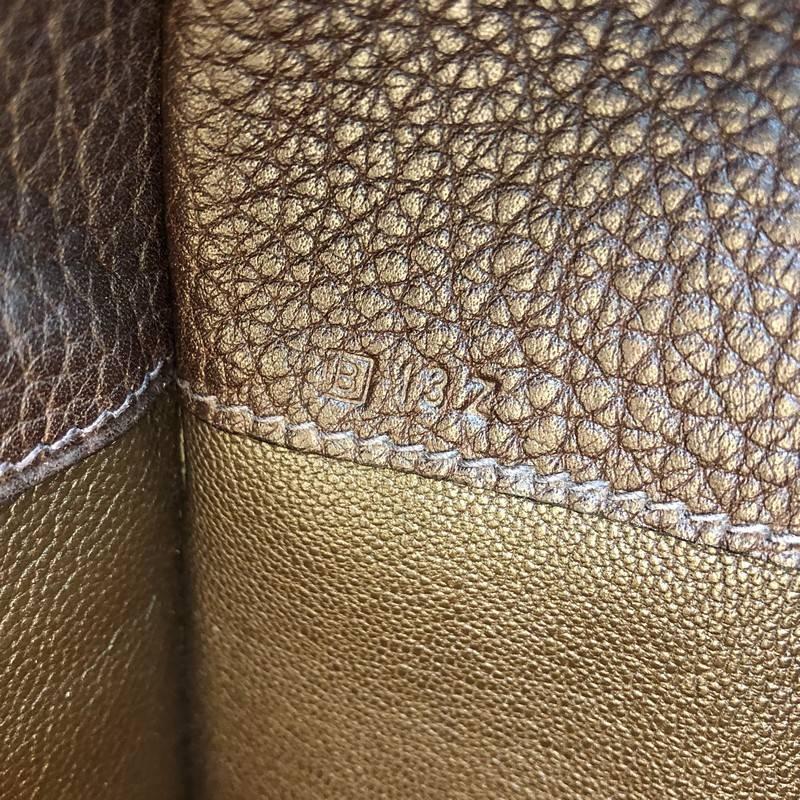 Women's or Men's Hermes White Bus Handbag Leather 39