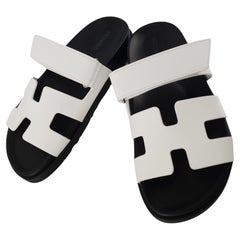 Hermes White calfskin size 39 Chypre sandal