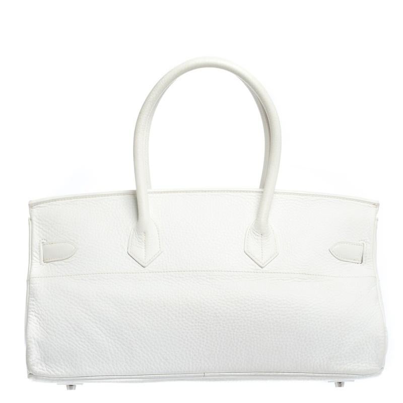 One of the most iconic bags, the Hermes Birkin 42 will make a standout addition to your collection. The Birkin is a timeless classic that never goes out of style. The bag is crafted from Clemence leather and has silver-tone hardware. Slouchy in
