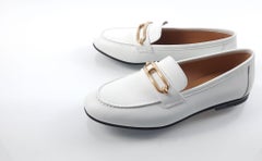 Hermes White Colette loafer Size 39