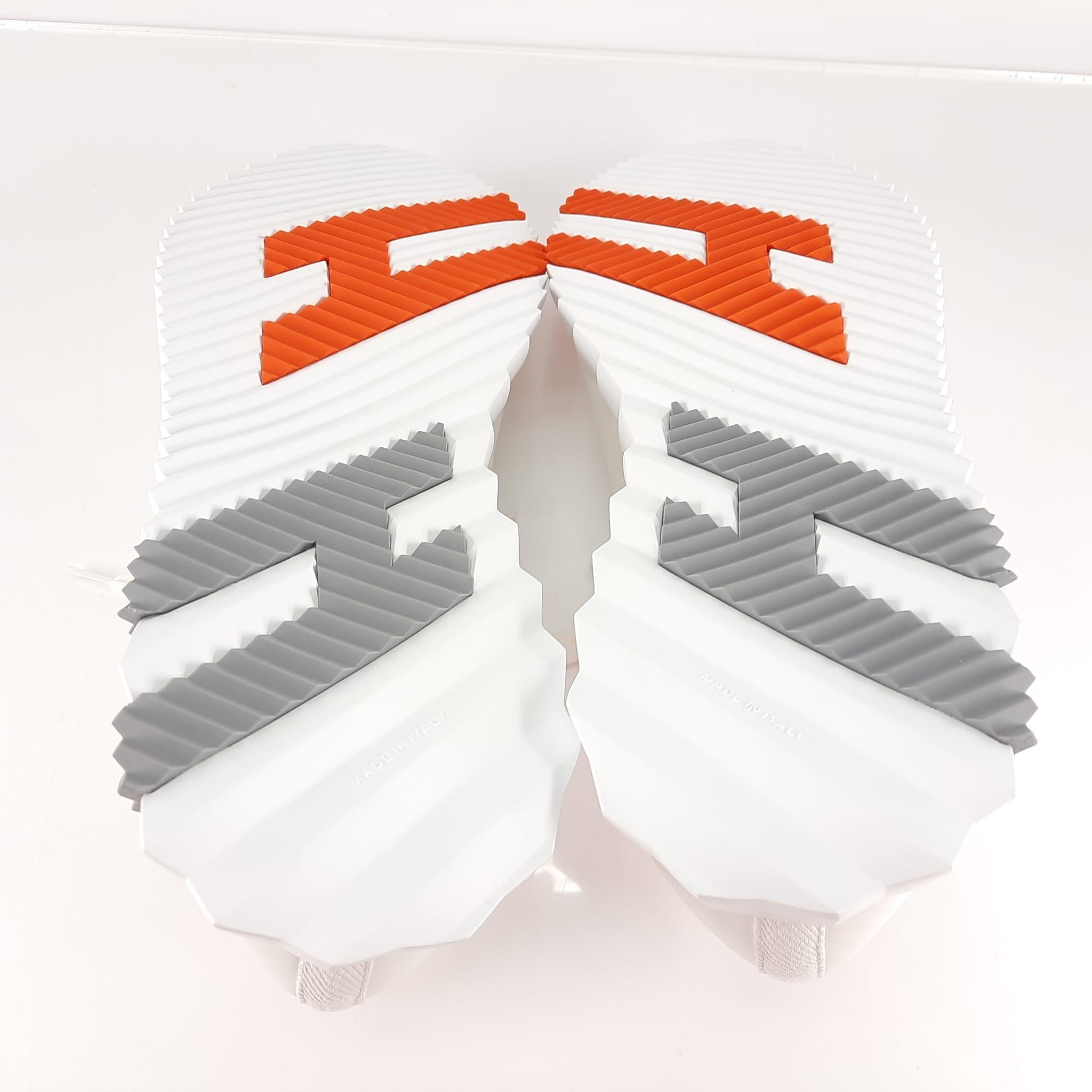 Hermes White Depart sneaker Size 42 In New Condition For Sale In Nicosia, CY