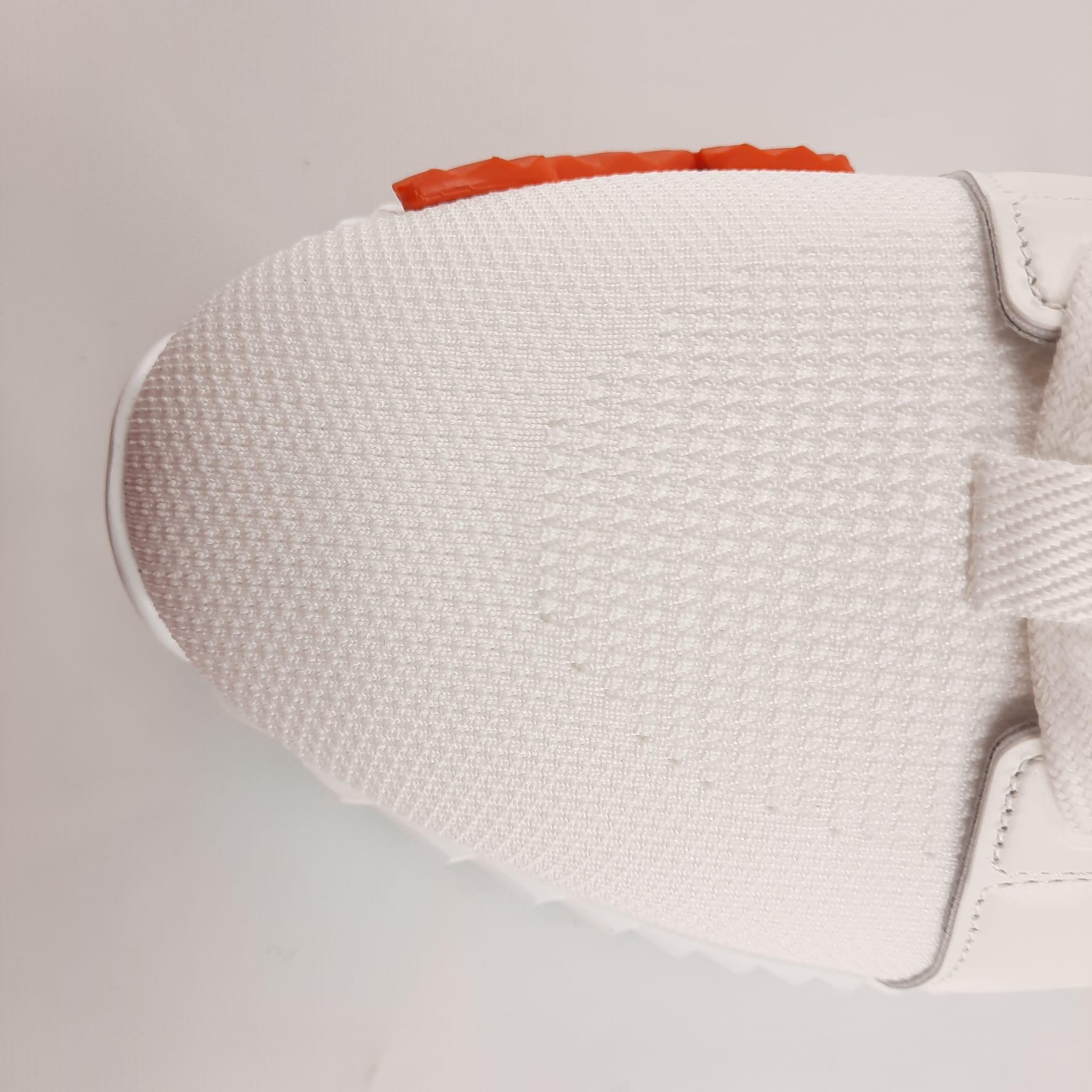 Men's Hermes White Depart sneaker Size 42 For Sale