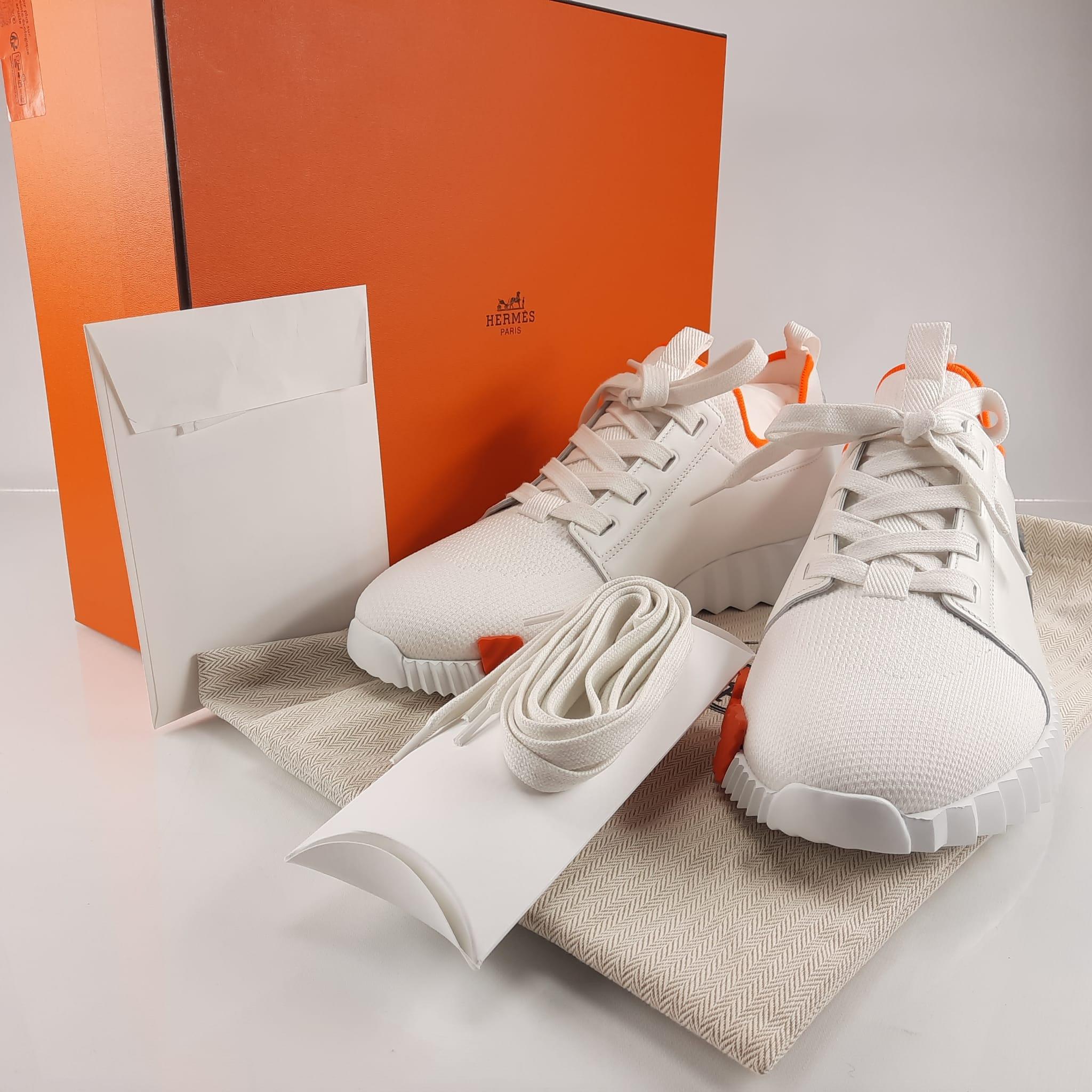 Hermes White Depart sneaker Size 42 1