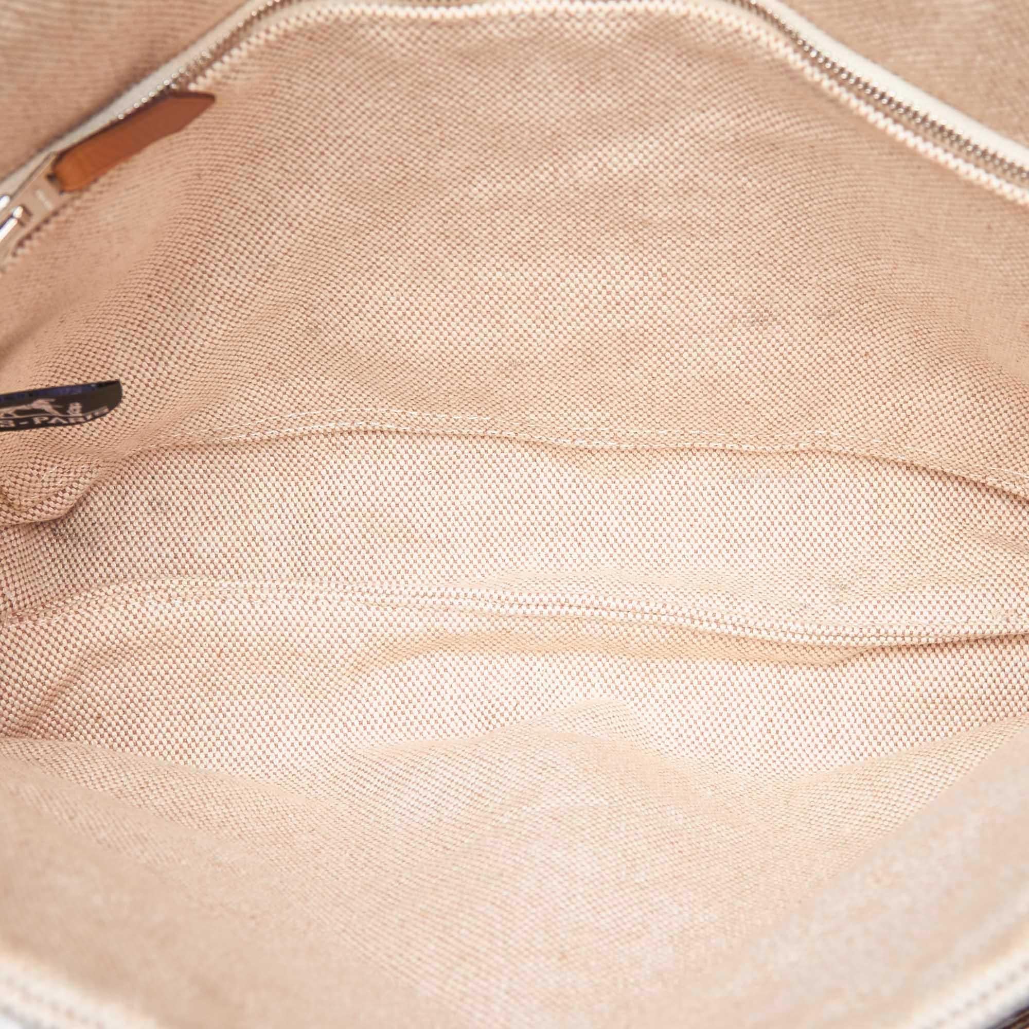 Women's Hermes White Fourre Tout Besace Messenger PM