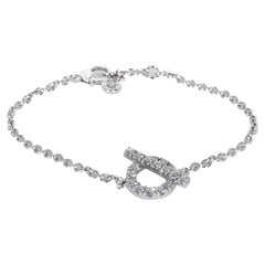 Hermès White Gold Diamond Finesse Bracelet