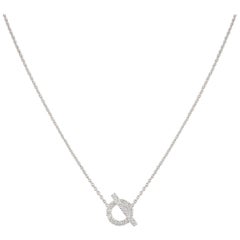 Hermès White Gold Diamond Finesse Necklace