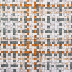 Hermes white grey BOLDUC AU CARRE 90 silk twill Scarf