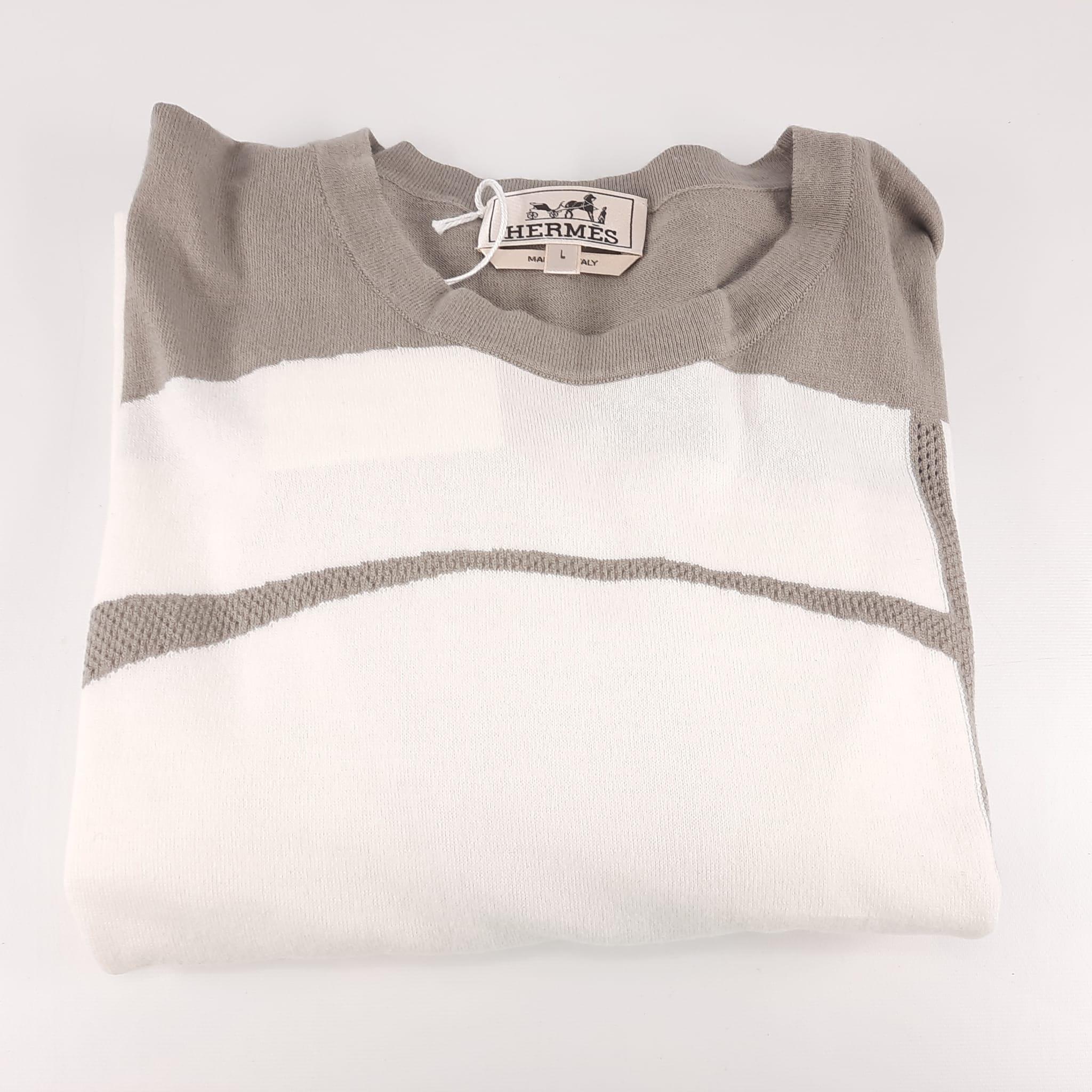 Size L
Short-sleeve crewneck t-shirt in cotton, cashmere and 