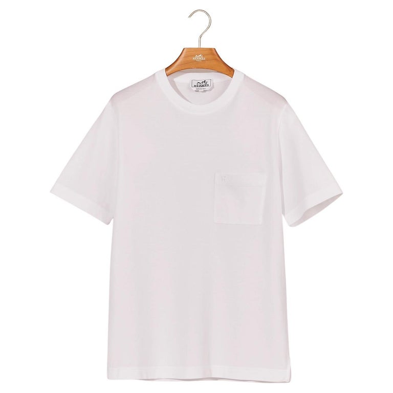 Cotton Half Damier Pocket T-Shirt - Ready to Wear