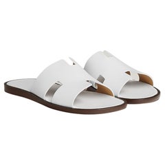 Hermes White Izmir sandal Size 43
