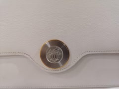 Hermès White Leather Clutch bag