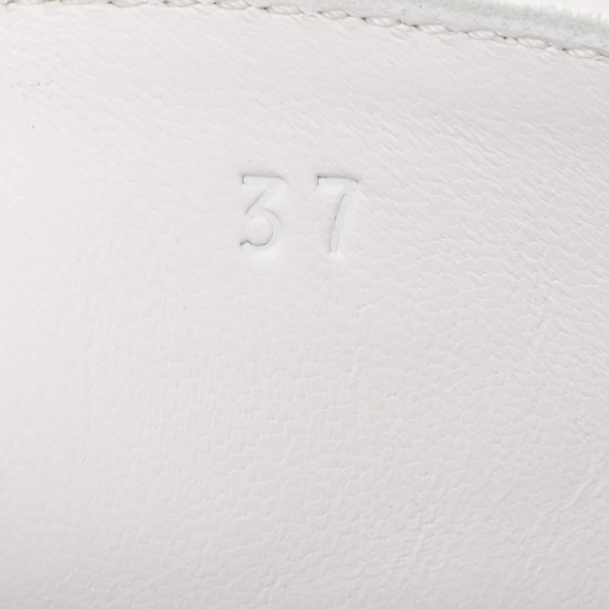 Hermes White Leather Game Loafers  3