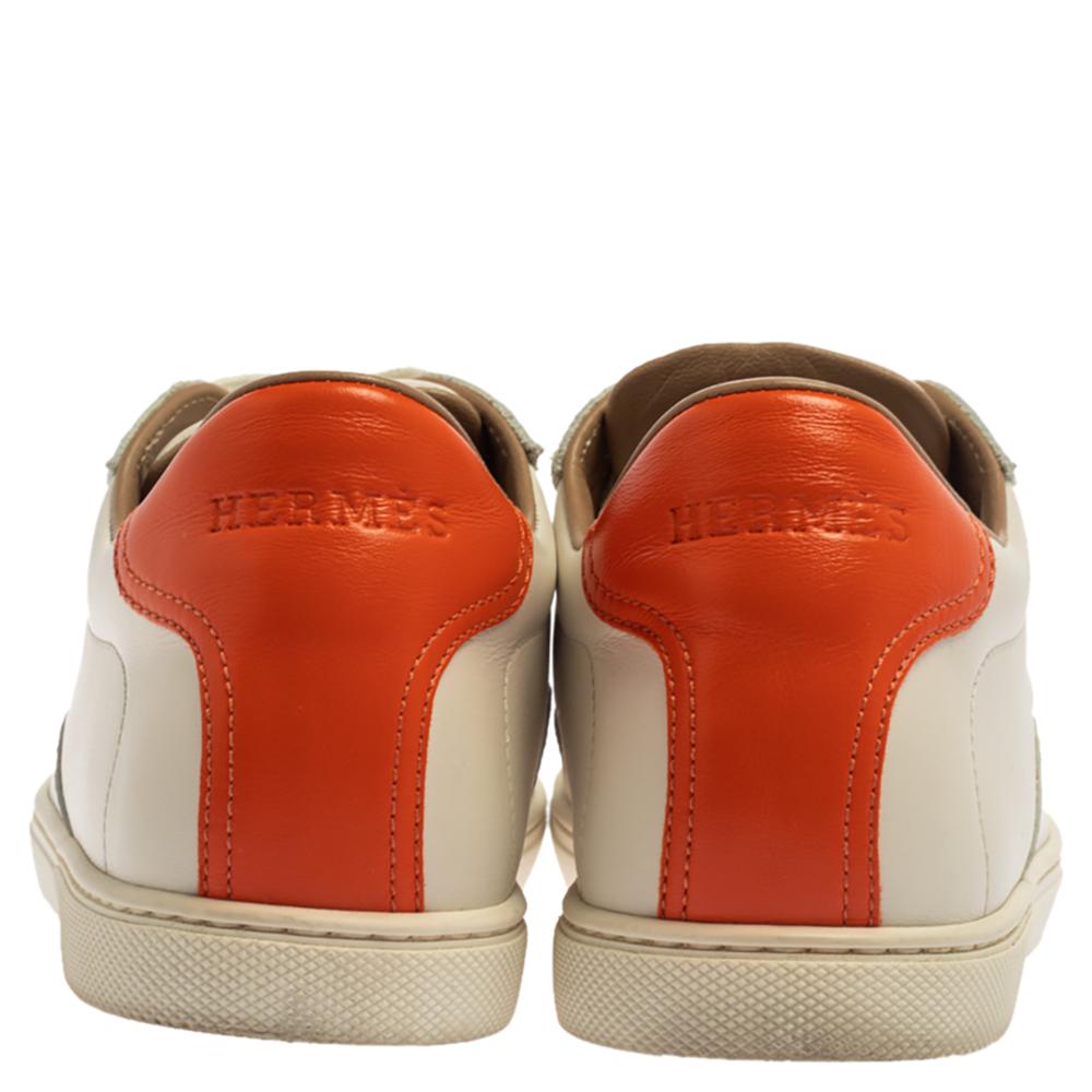 hermes brown sneakers