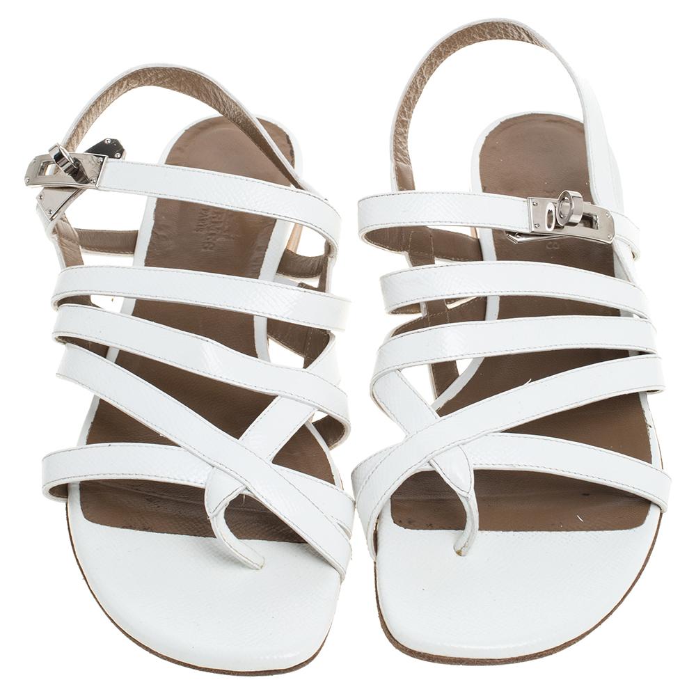 hermes strap sandals