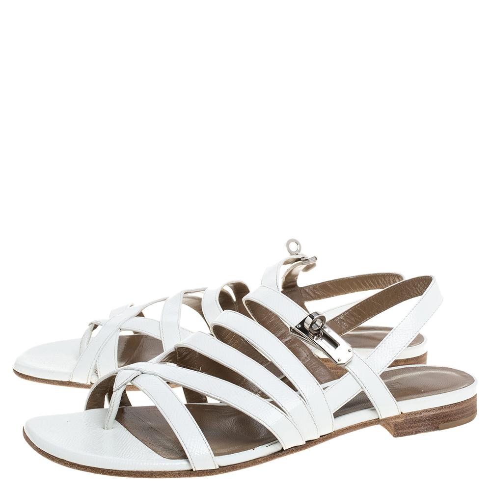 hermes strappy sandals
