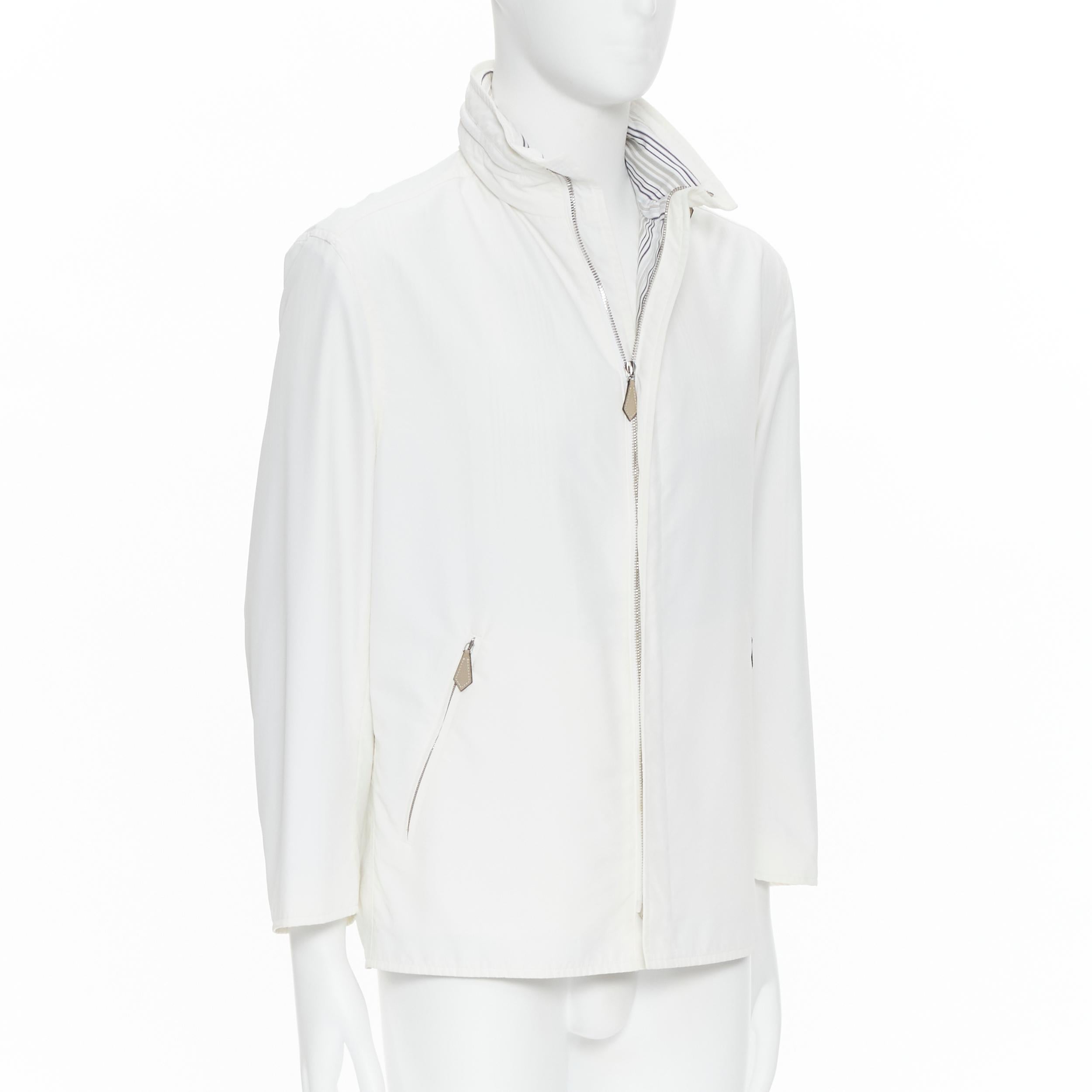 hermes white jacket