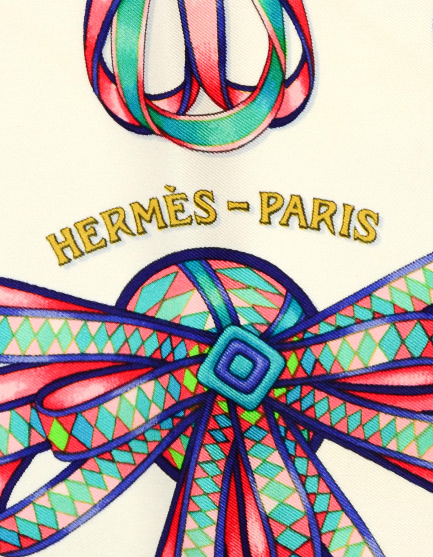 Hermes White/Multi-color 