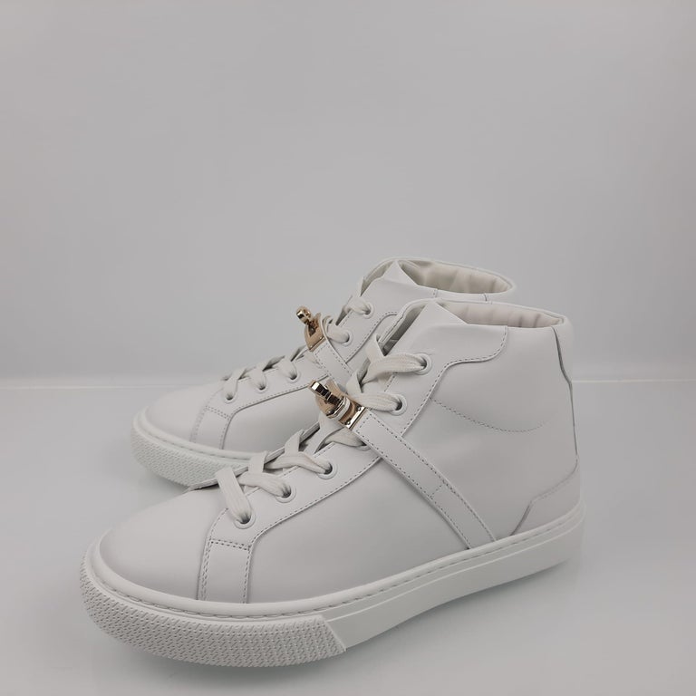 Hermes White Sneakers Daydream For Sale at 1stDibs