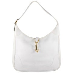 HERMES White Trim Bag