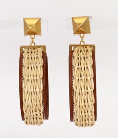 HERMES Wicker Swift Medor Picnic Earring New with original Box