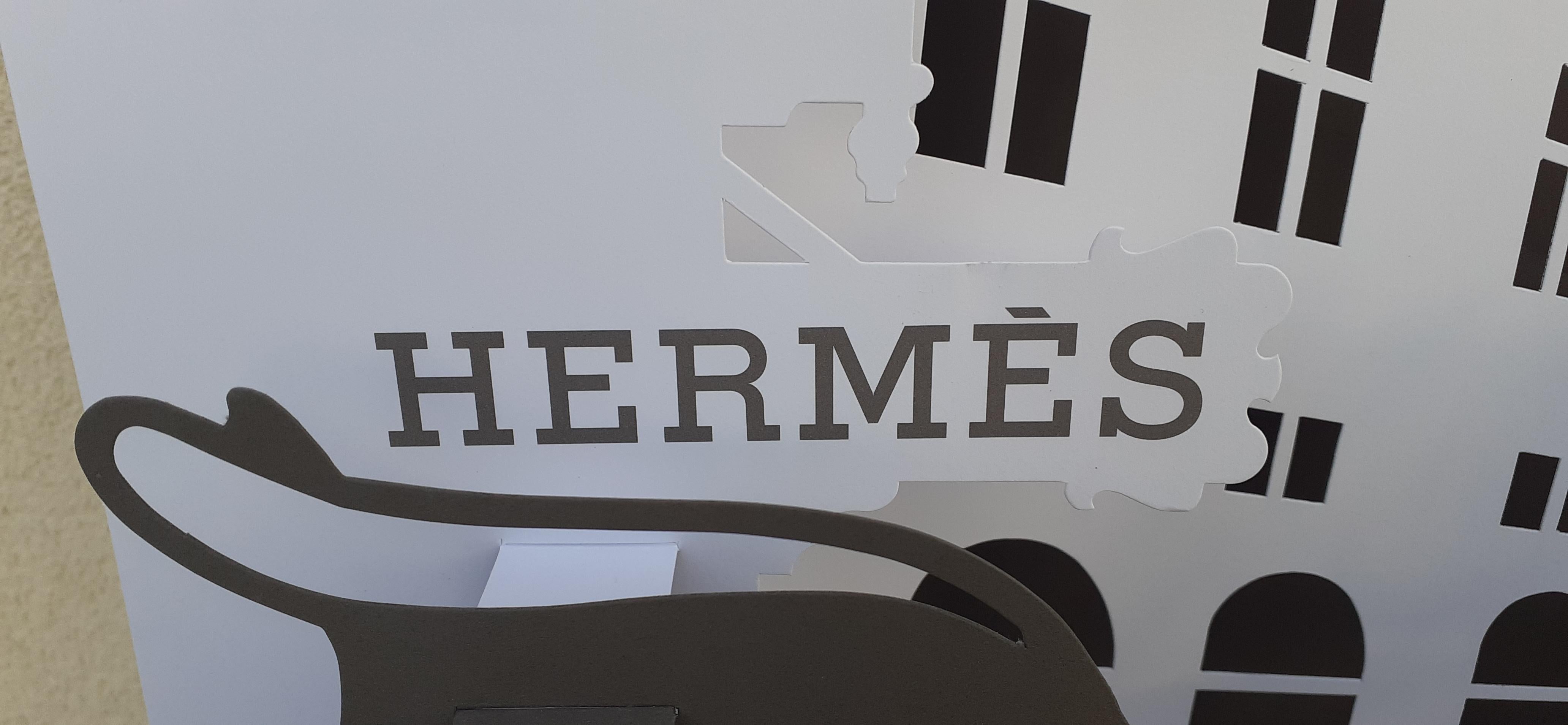 Hermès Window Shop Display Dekoration Kutsche in Cardstock Rare im Angebot 5