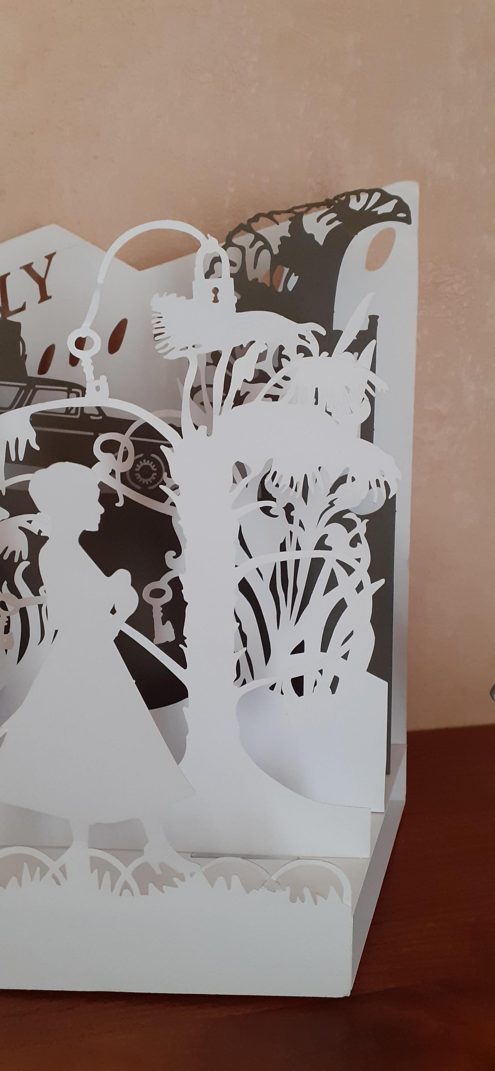 Hermès Window Shop Display Decoration Kelly Bag and Horses in Cardstock RARE en vente 3