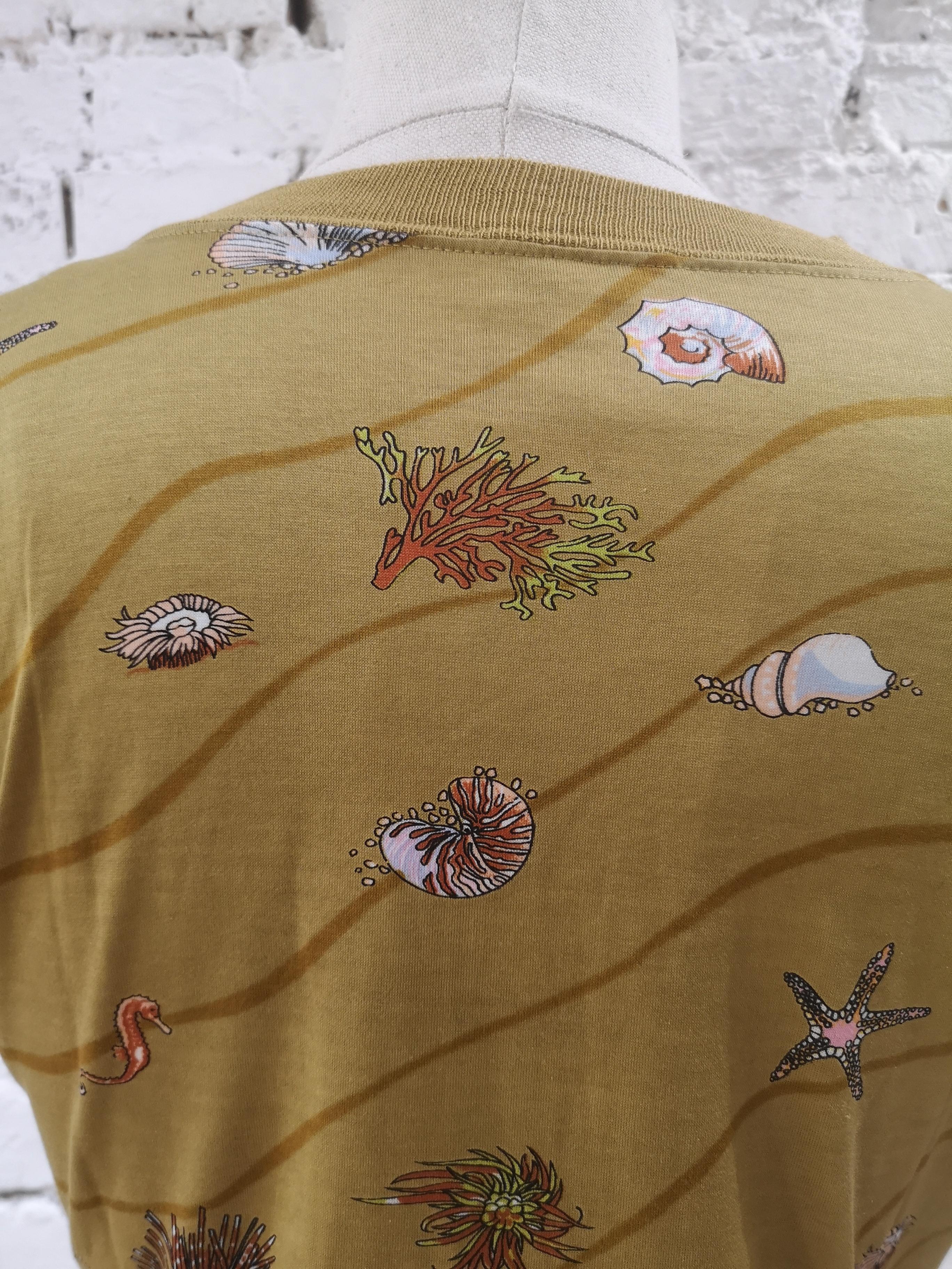Hermes with shells t-shirt 1