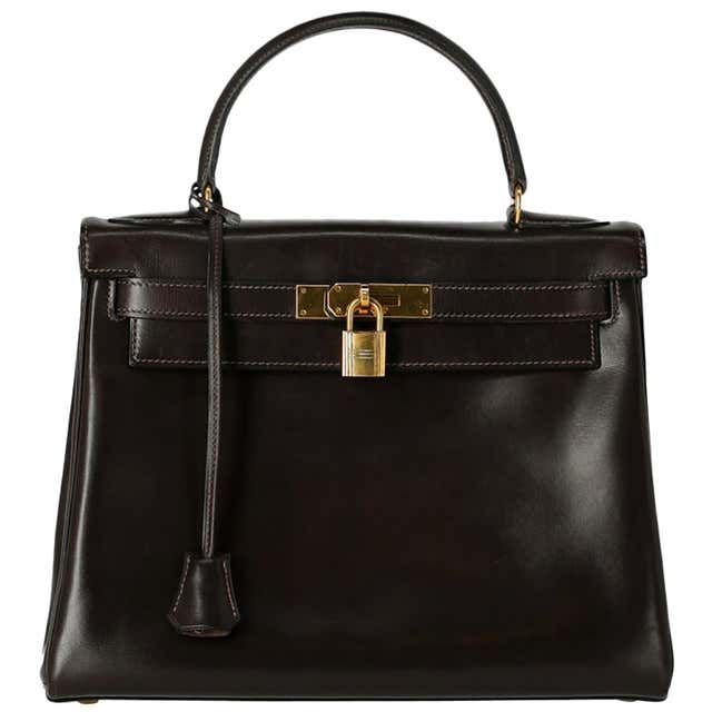 Hermes Woman Kelly 28 Brown For Sale at 1stdibs