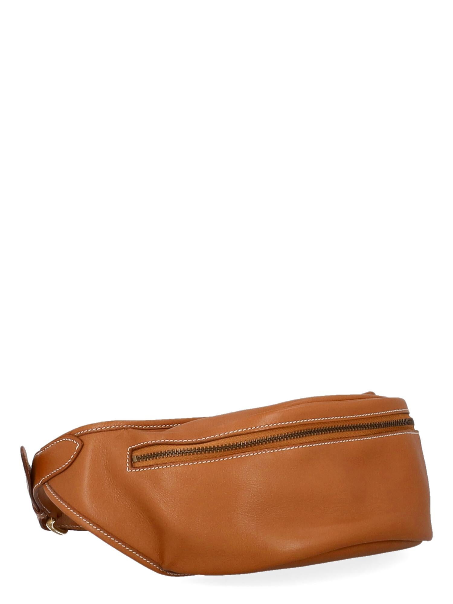 Hermès Women Belt Bags Brown Leather  In Good Condition In Milan, IT
