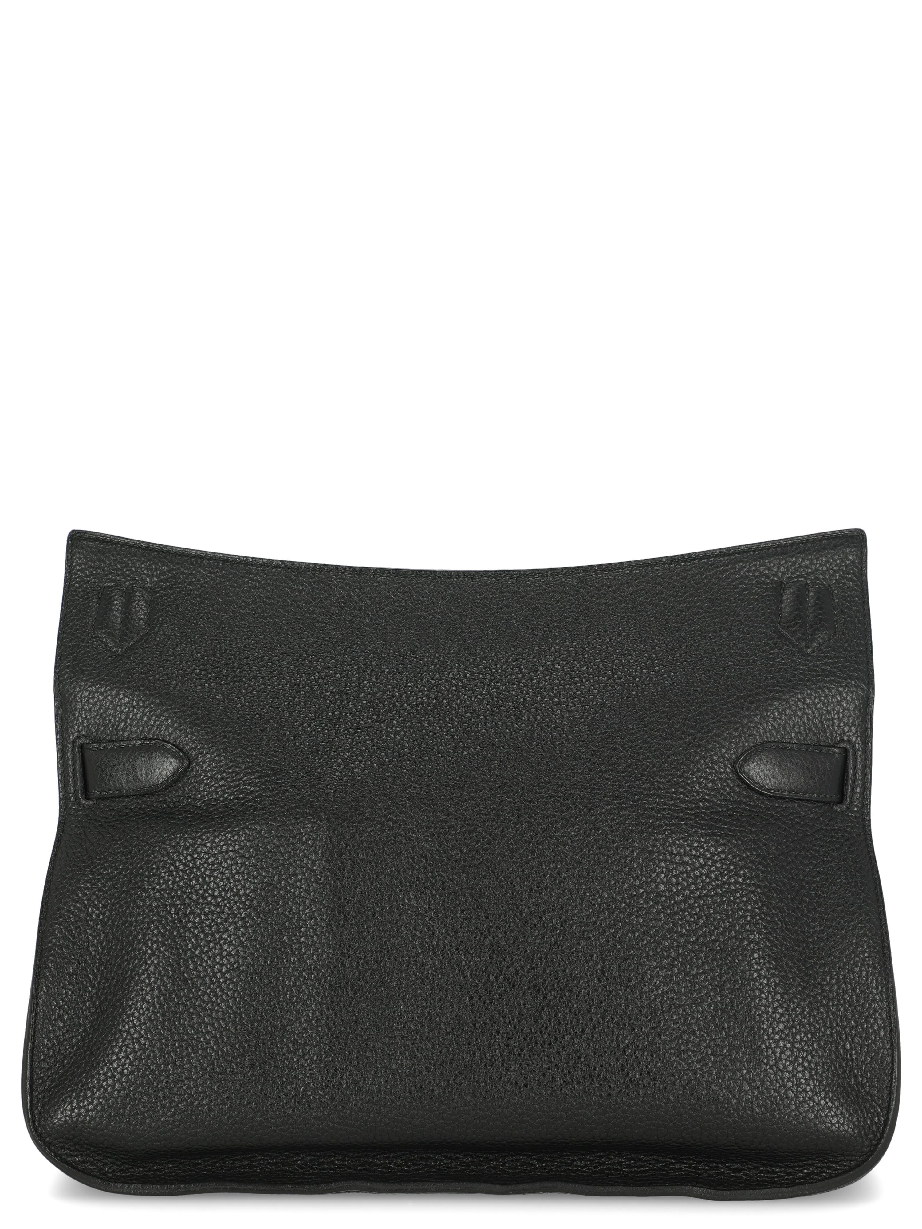 Hermes Women  Shoulder bags Jypsiere Black Leather In Good Condition In Milan, IT