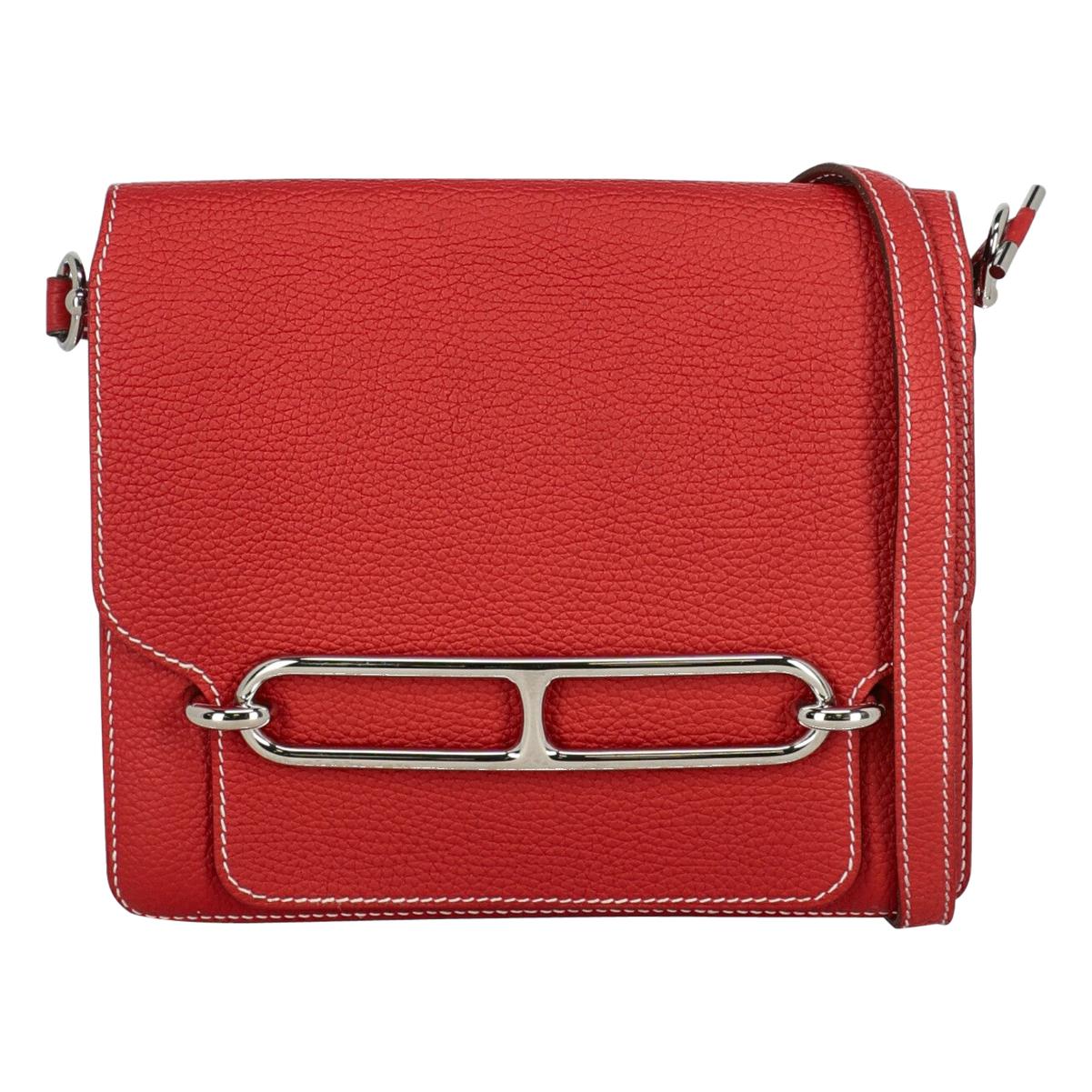 Hermès women’s Cross body bag Red Leather For Sale