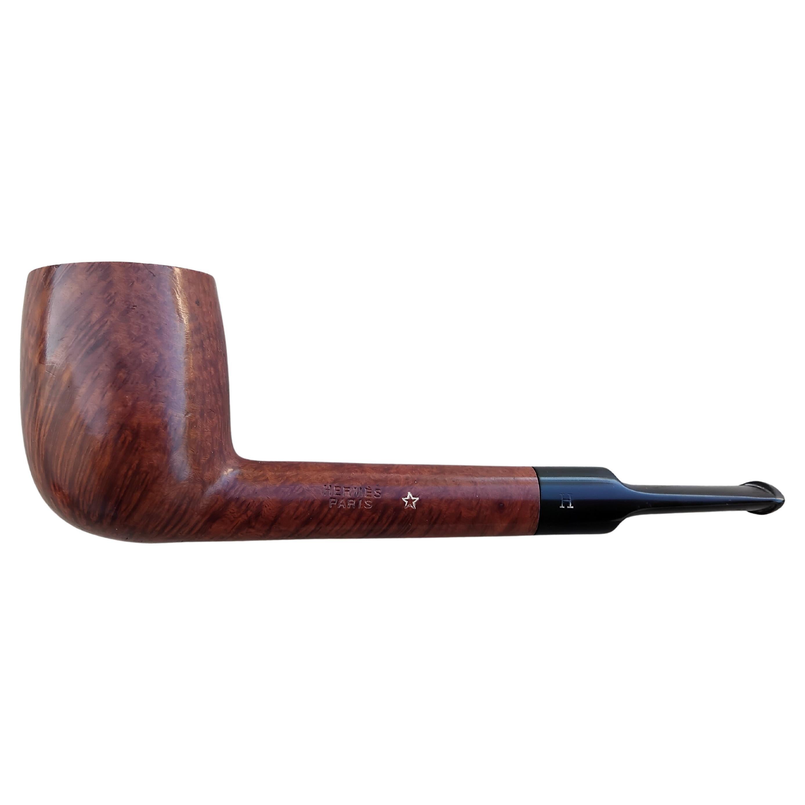 Hermès Wood Set Pfeife und Pfeifenhalter Briefbeschwerer Pferd Sattel Rodeo Texas im Angebot 2