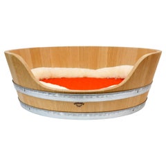 Hermès Wooden Barrel Dog Bed