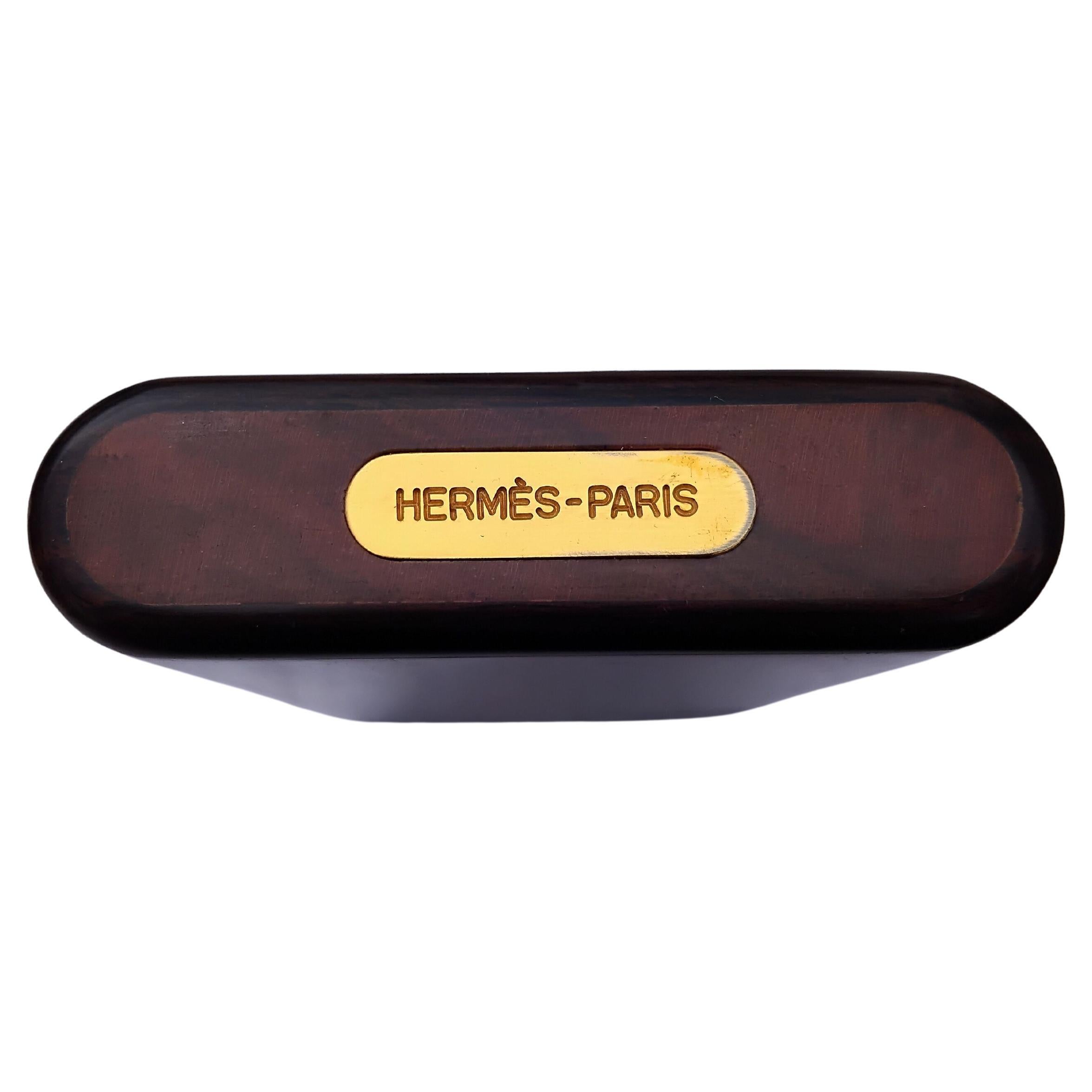 Hermès Holz Zigarrenetui Zigarrenkiste Selten im Angebot 2