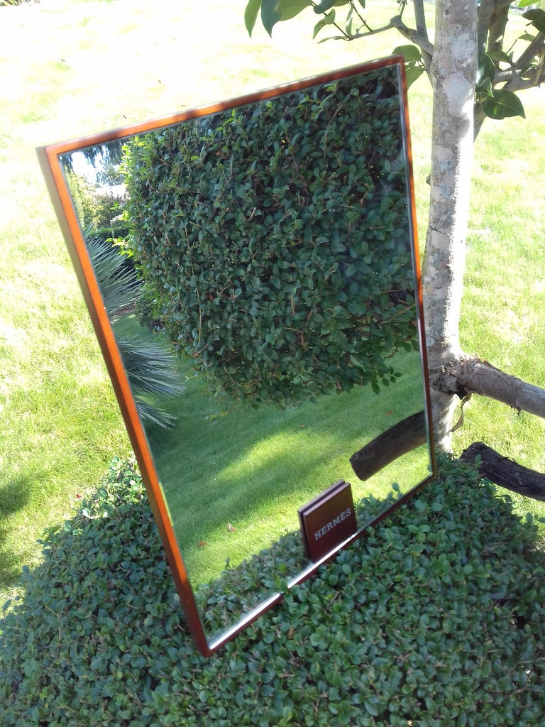 Hermès Wooden Mirror For Sale 1