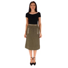 Hermes Wool & Cashmere Skirt