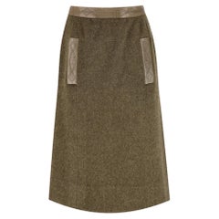 Hermes Wool & Cashmere Skirt