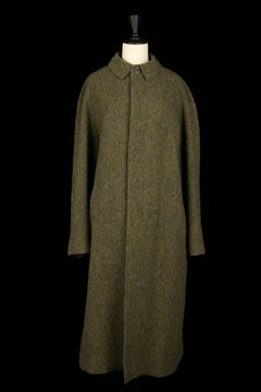 Hermes wool coat 1980s-1990s