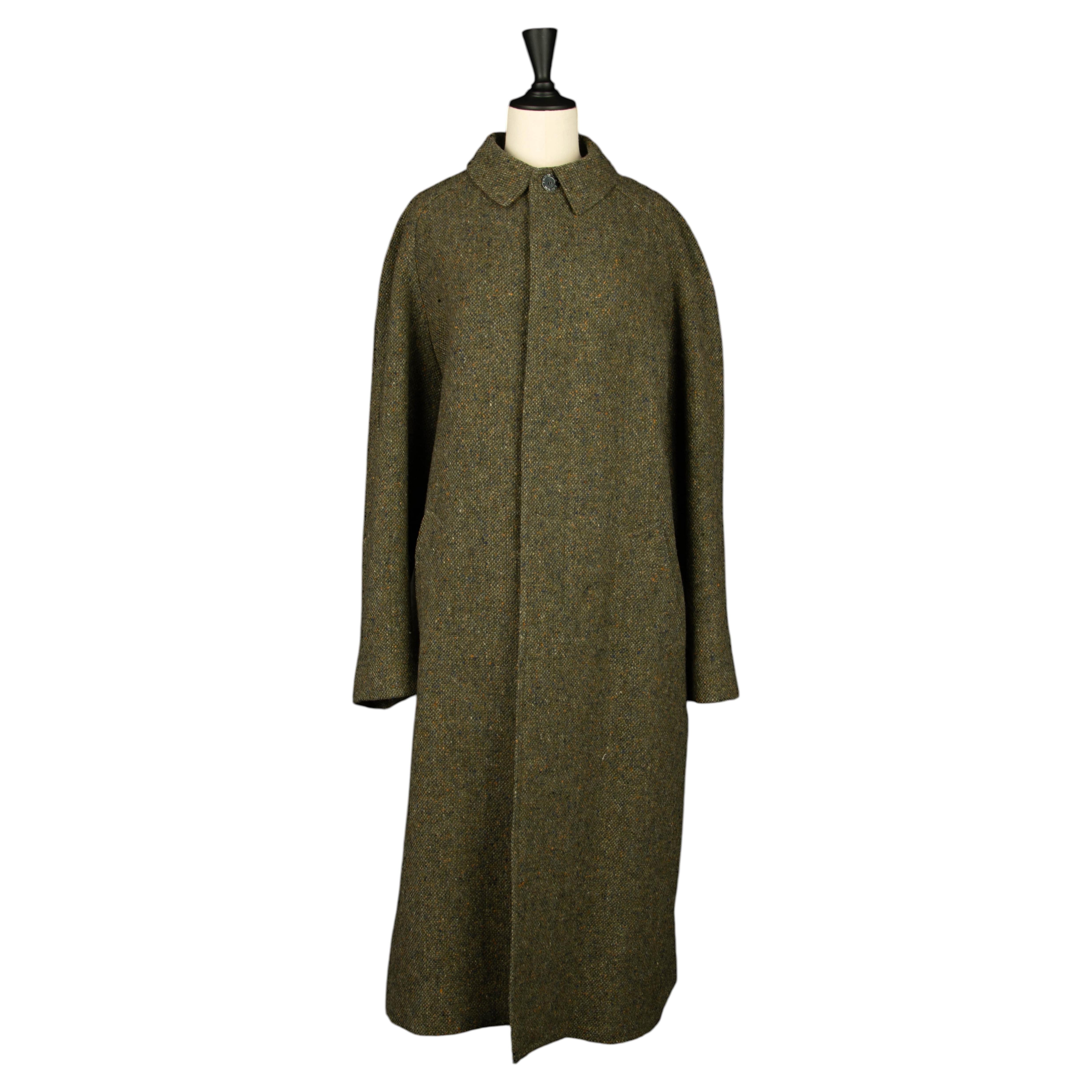Hermes wool coat 1980s-1990s