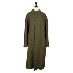Hermes wool coat 1980s-1990s