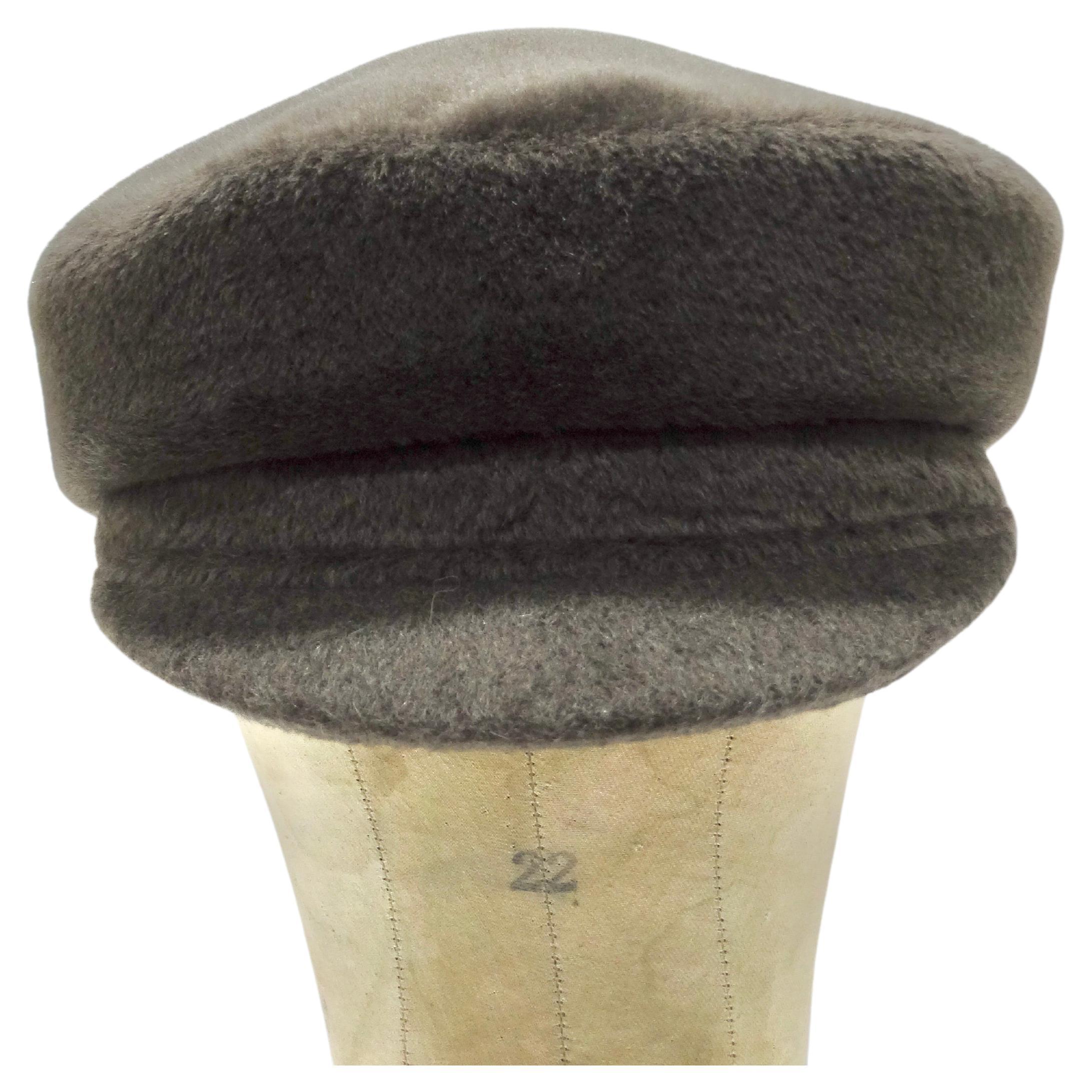 Noir Hermès - Chapeau de pêcheur en laine en vente
