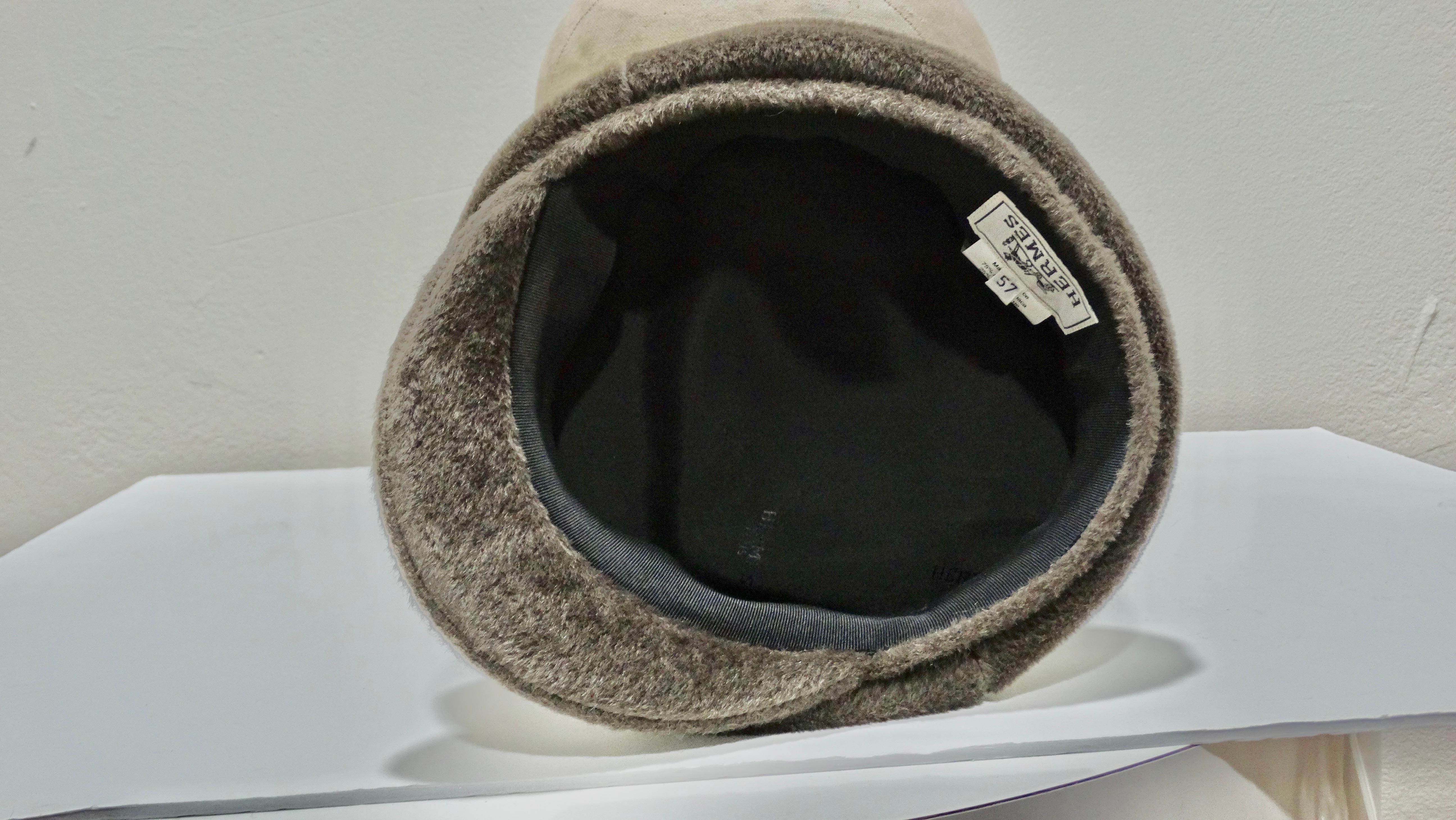 Hermès - Chapeau de pêcheur en laine en vente 1