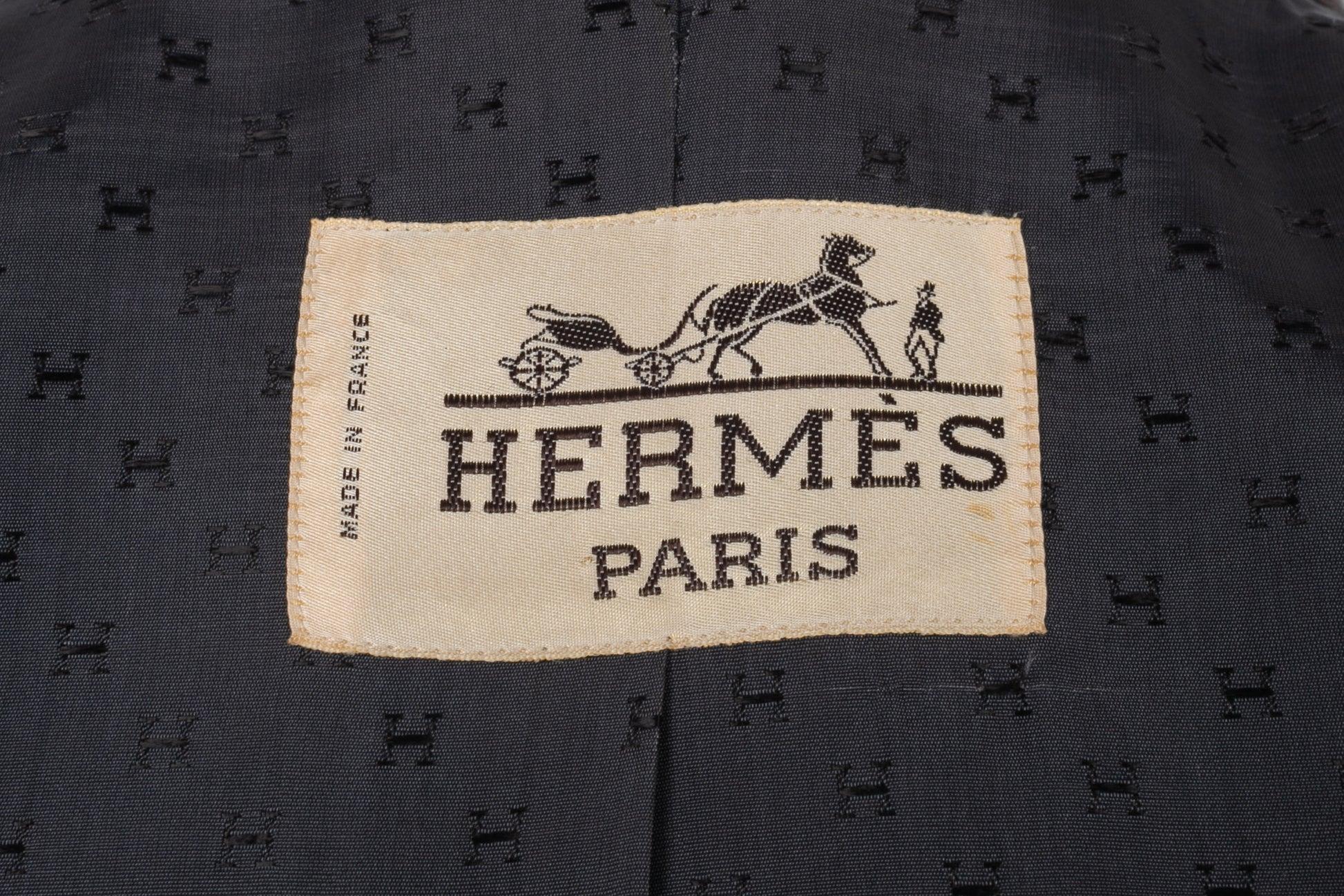 Giacca da uomo di media lunghezza in lana Hermès in vendita 2