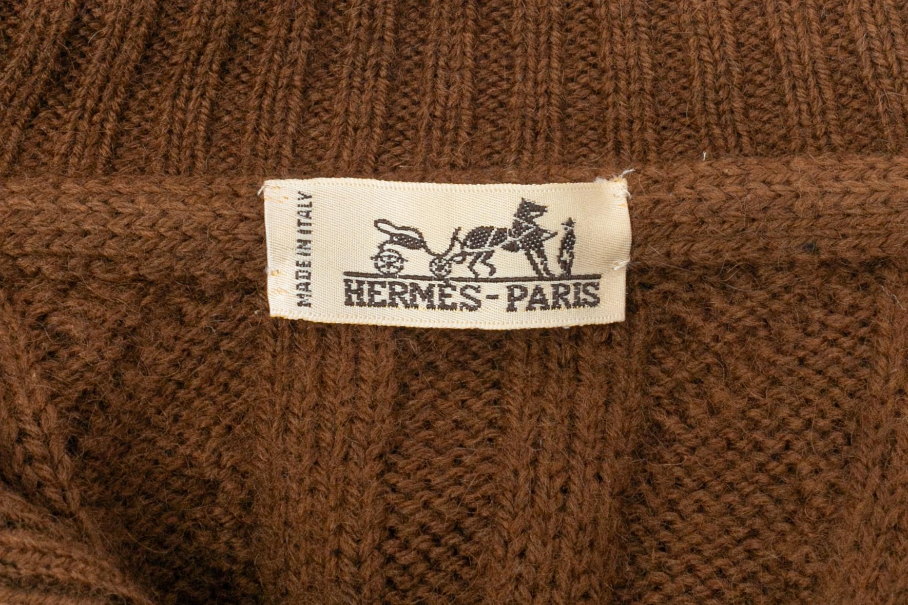 Pull en laine Hermès en vente 3
