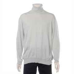 Hermès Wool Turtleneck Knit Light Grey