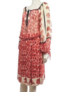 Hermès X Jean Paul Gaultier Spring/Summer 2007 Silk chiffon ensemble printed