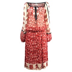 Hermès X Jean Paul Gaultier Spring/Summer 2007 Silk chiffon ensemble printed