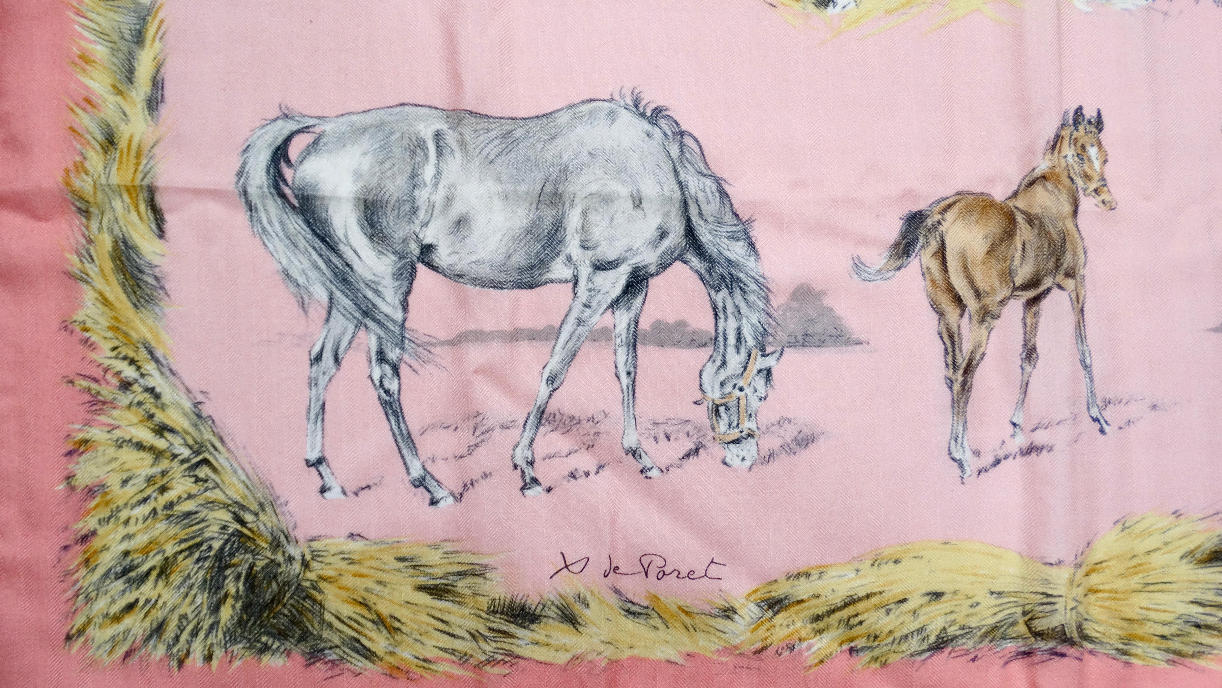 Beige Hermes x Xavier De Poret 1960 